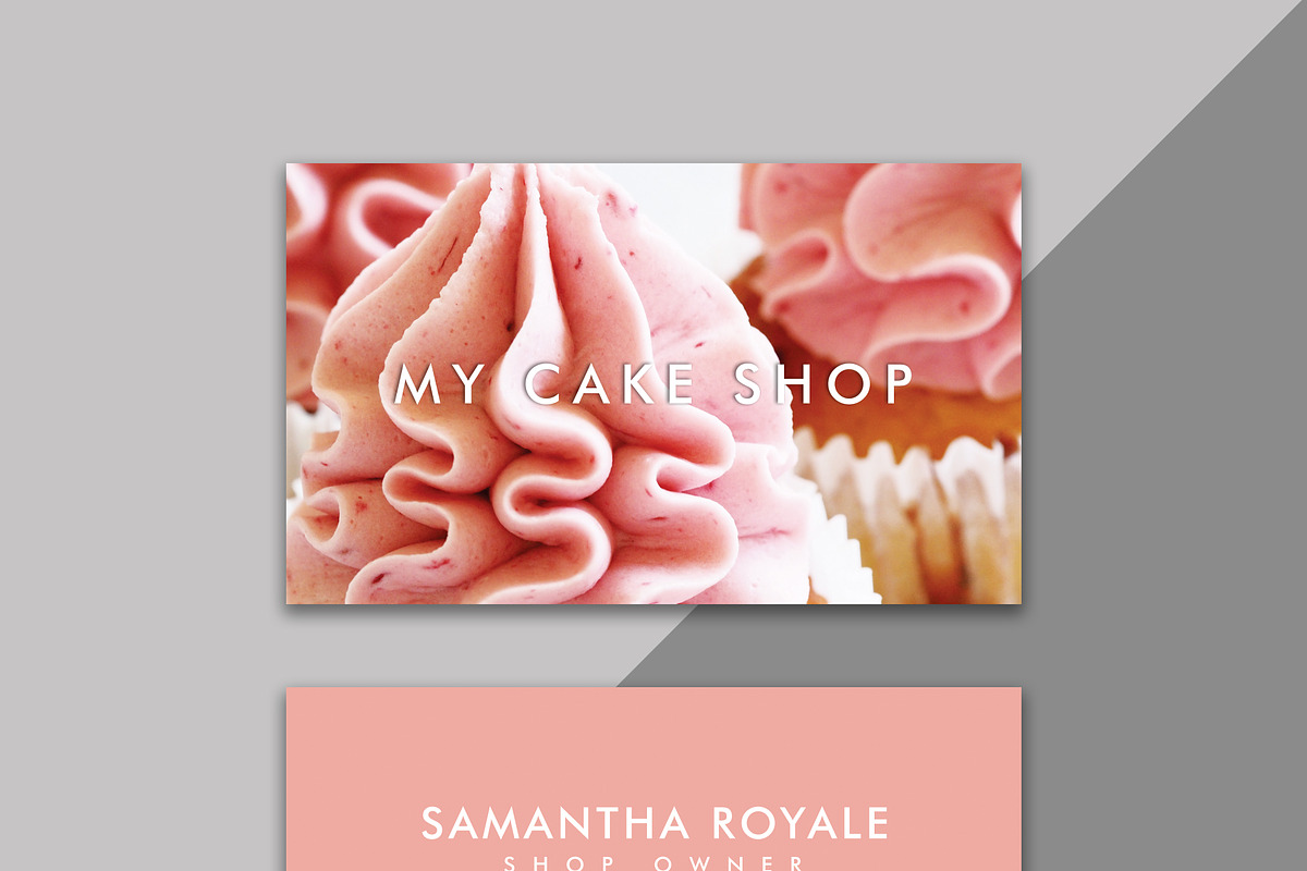 Cake or sweet shop beautiful card, a Business Card Template by Creative Designs (Photo 2 of 2)