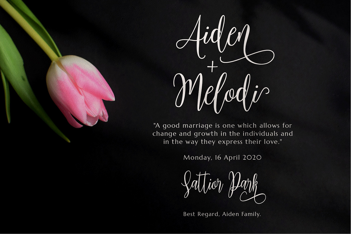Mariposa Script Calligraphy, a Script Font by Rocket Template (Photo 3 of 15)