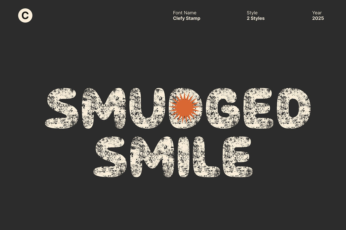 Clefy Stamp, a Sans Serif Font by Craft Supply Co. (Photo 3 of 8)