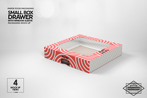 Small Box Drawer WindowSleeve Mockup