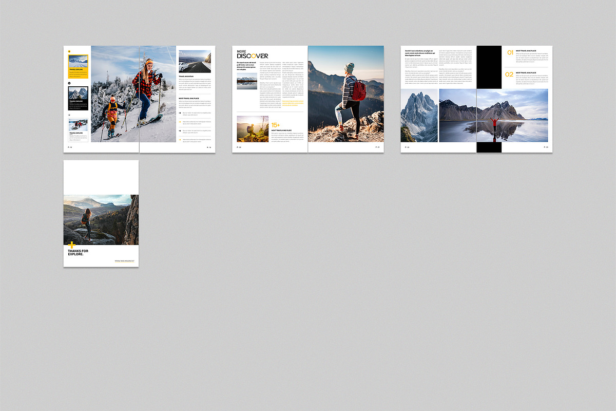Travel Magazine Template, a Magazine Template by NorthPeak (Photo 12 of 12)