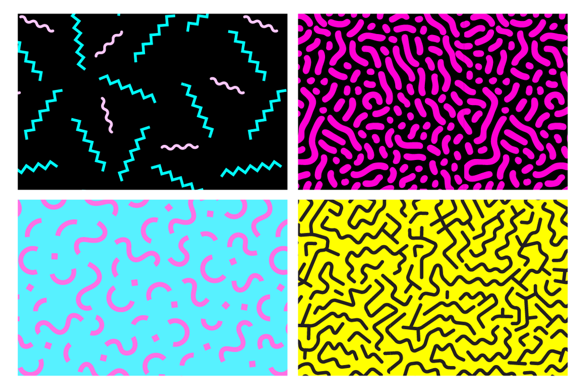 80's Fever II - 24 Patterns!, a Pattern Graphic by fontalicious (Photo 5 of 9)