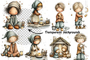 Storybook Nativity kids Clipart, an Illustration by one-touch (Thumbnail 7 of 8)