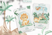 Little dinosaurs watercolor, an Animal Illustration by Marina Ermakova (Thumbnail 7 of 13)