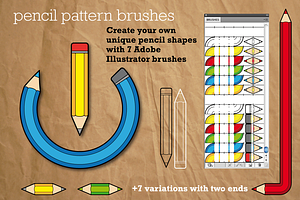 Pencil Pattern Brushes