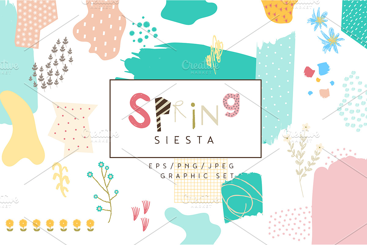 Spring Siesta - Romantic, Abstract, a Pattern Graphic by Paperly Studio (Photo 10 of 10)