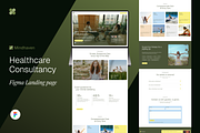 Healthcare Consultancy, an UI Kit Template by Ahmed Rubel (Thumbnail 1 of 5)