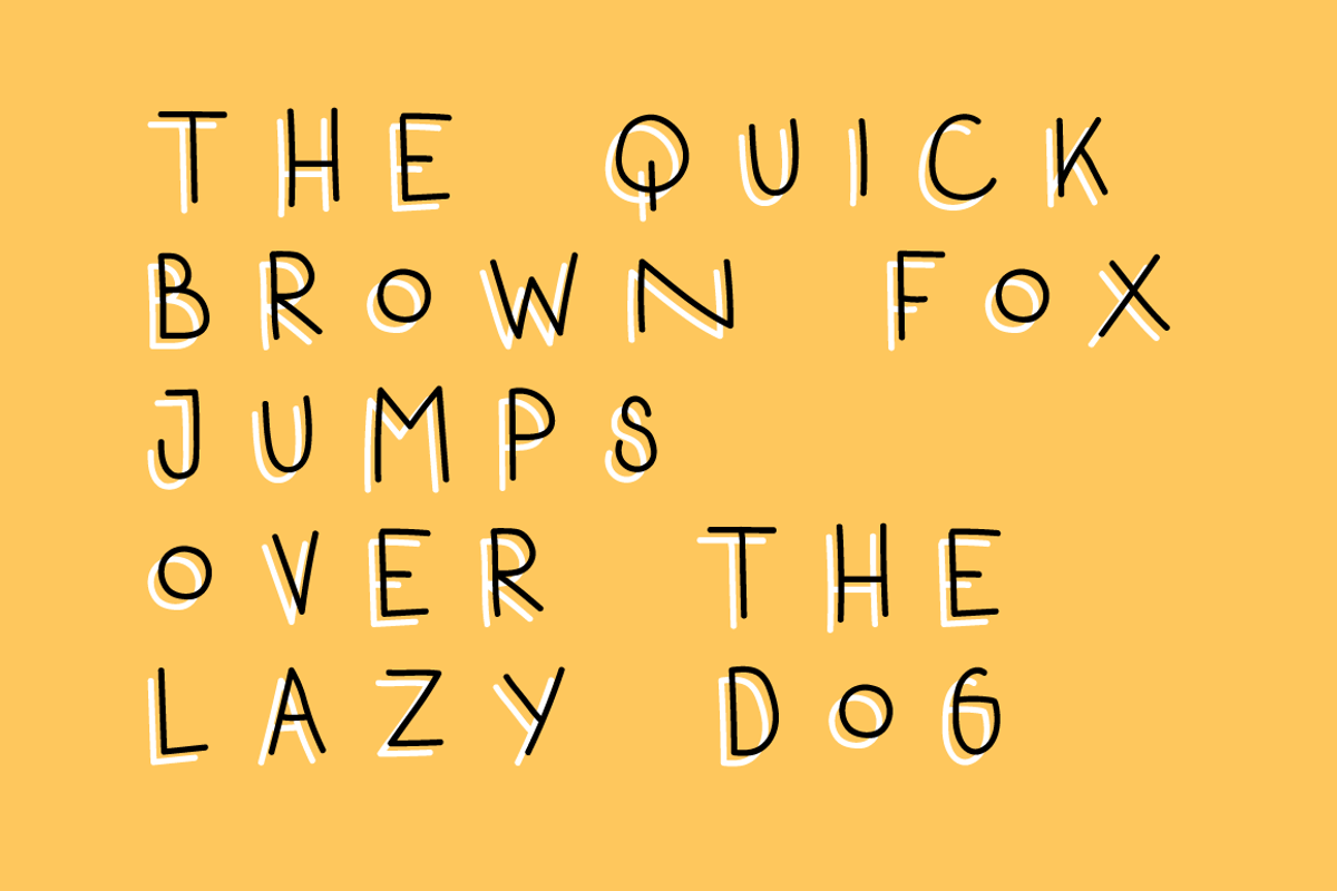 Ugo — Slim Handmade Font preview 3
