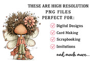 Whimsical Black Afro Fairy Clipart, an Illustration by OK Design (Thumbnail 4 of 6)
