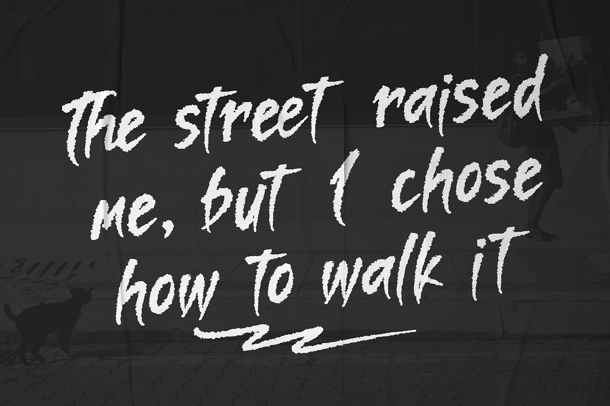 Amorim Santos Solid Hand Drawn Brush, a Handwritten Font by gracetype_studio (Photo 4 of 12)