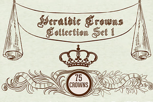 Heraldic Crowns Collection Set 1