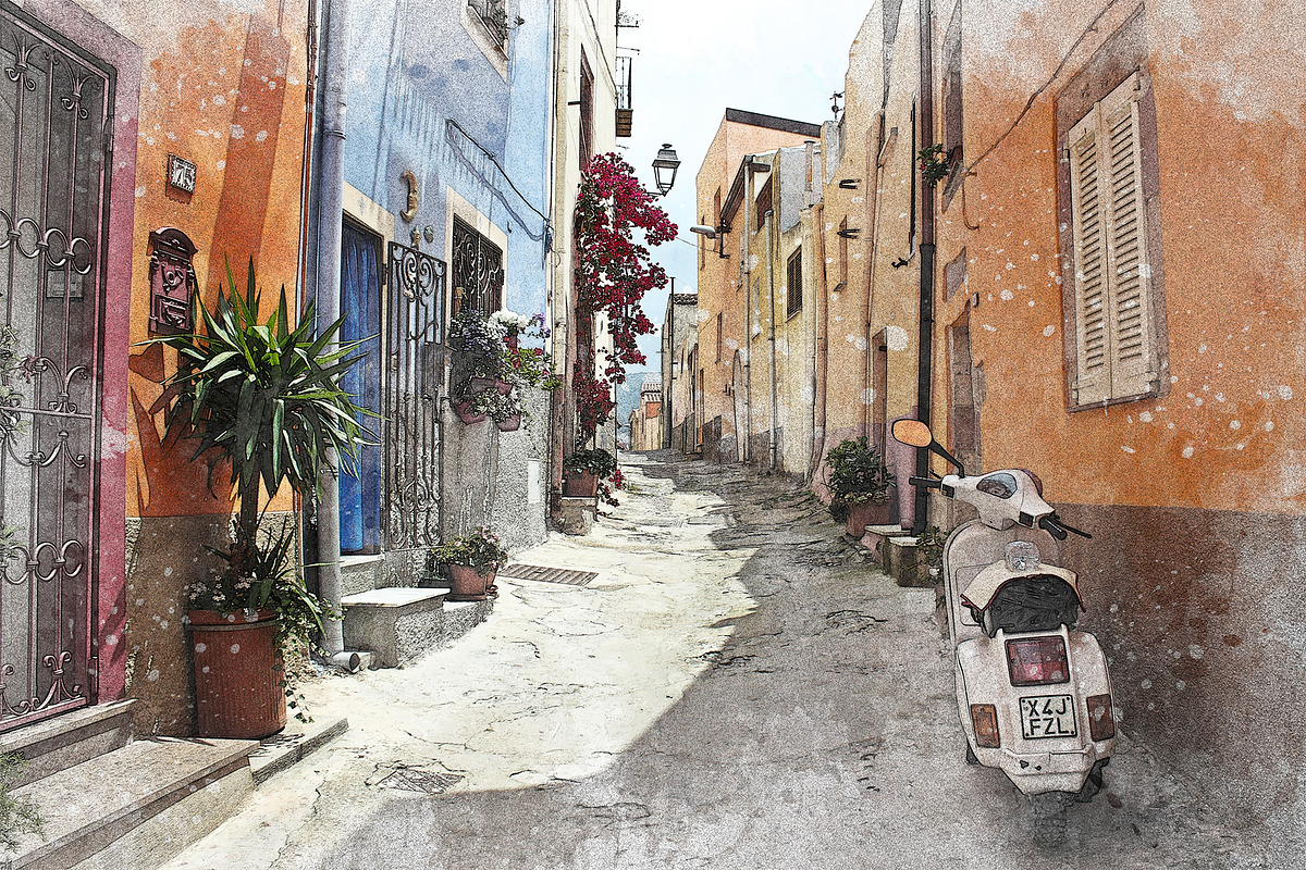 Colored Pencil Art Photoshop Effects, an Action Add-On by 3d_model_tifotizi (Photo 2 of 2)