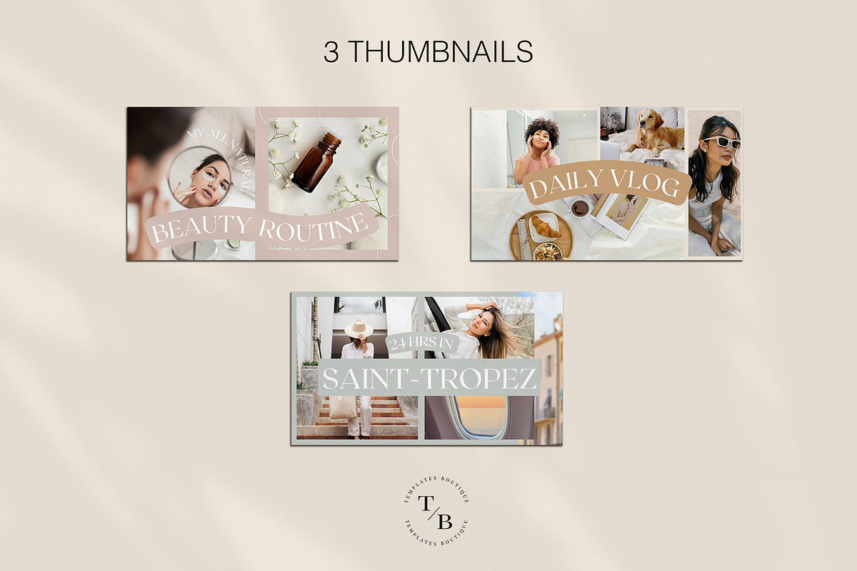 YouTube Channel Branding Kit | Canva, a Social Media Template by Templates Boutique (Photo 5 of 8)