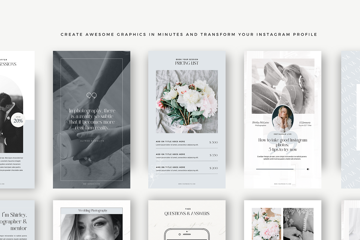 Canva Photography Instagram Shirley, a Social Media Template by Lovely Confetti (Photo 6 of 7)