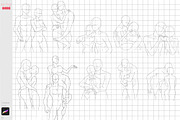 Procreate Couple Body Poses Anime, a Brush Add-On by ArtPrintBabe (Thumbnail 11 of 12)