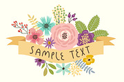 Flower set, a Decorative Illustration by Anna Guz's Store (Thumbnail 5 of 5)