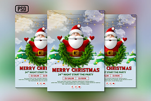Merry Christmas Santa Flyer / Poster
