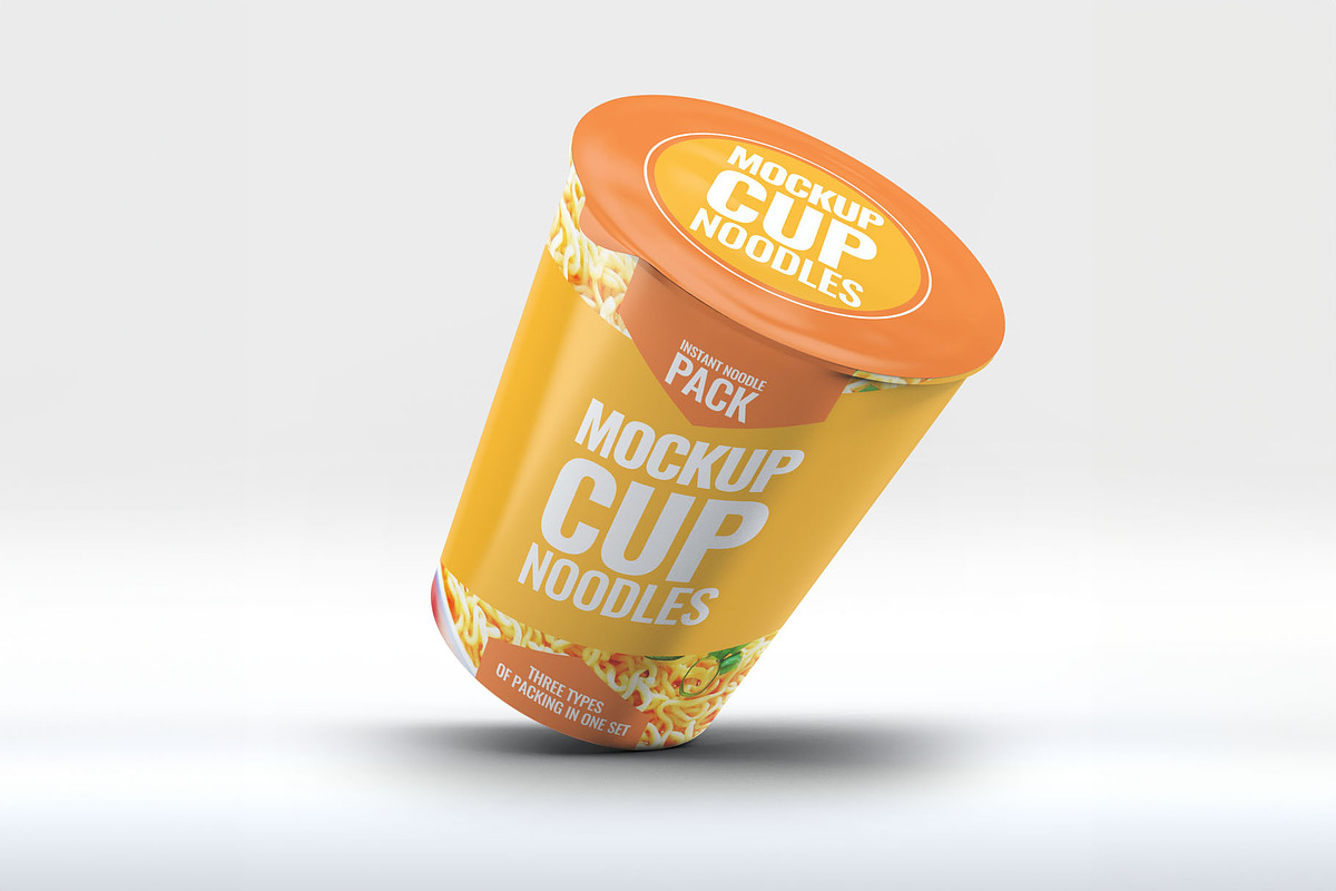 Instant Food Cup Mock-Up, a Product Mockup by Xtrahive