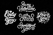 Lettering Love Quotes Bundle 30% OFF, a Texture Illustration by Davihero (Thumbnail 14 of 14)