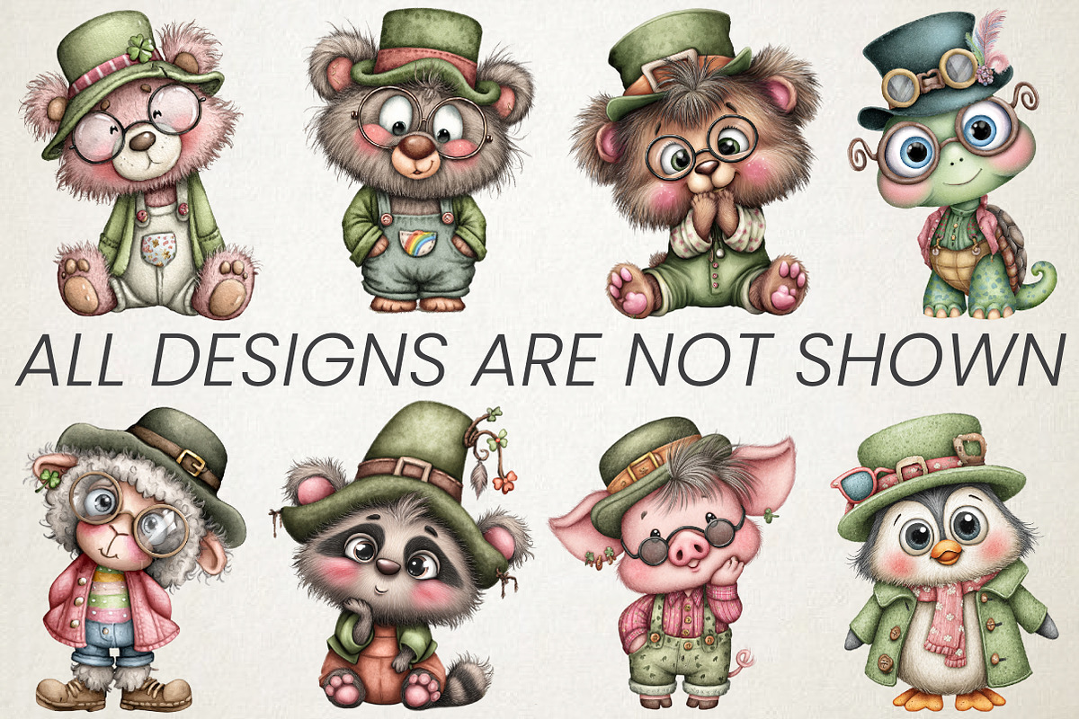 Leprechaun Animal Character Clipart, an Animal Illustration by RobertsArt (Photo 2 of 5)
