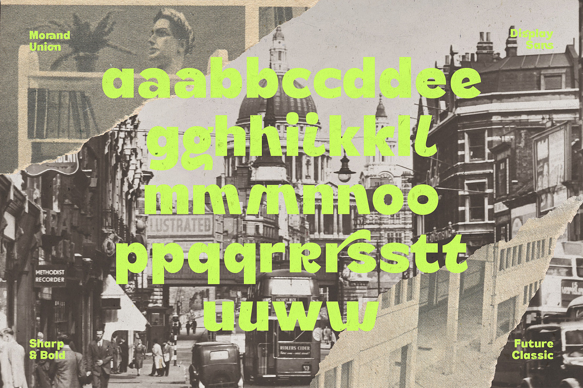 Brikto – Bold Display Sans Typeface, a Sans Serif Font by Morand Union (Photo 2 of 8)