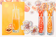 Apricot Jam & Juice, watercolor, a Food Illustration by EL_SUHOVA (Thumbnail 8 of 14)