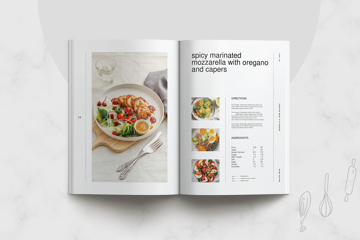 Cookbook | Recipe Book, a Brochure Template by S A N D Y (Photo 2 of 12)