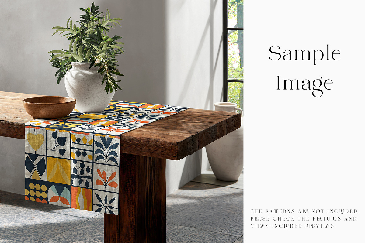 Table Runner Mockups, a Household Mockup by mock-ups (Photo 8 of 20)