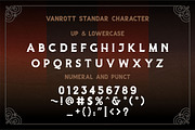 Vanrott - Old Style Font, a Serif Font by ErgibiStudio (Thumbnail 8 of 9)