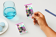Business Card Template Neon, a Business Card Template by SunshineStudioBoutique (Thumbnail 5 of 10)