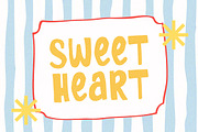 Salty Coast a Playful Ugly Font, a Handwritten Font by Blankids Studio (Thumbnail 4 of 10)