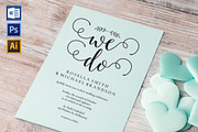 Wedding Invitation Template WPC442, an Invitation Template by Shafura_Wedding (Thumbnail 1 of 5)