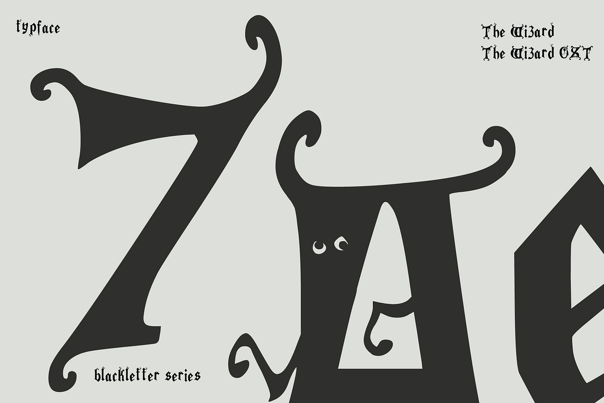 The Wizard Blackletter, a Blackletter Font by cromatixclassroom (Photo 3 of 11)