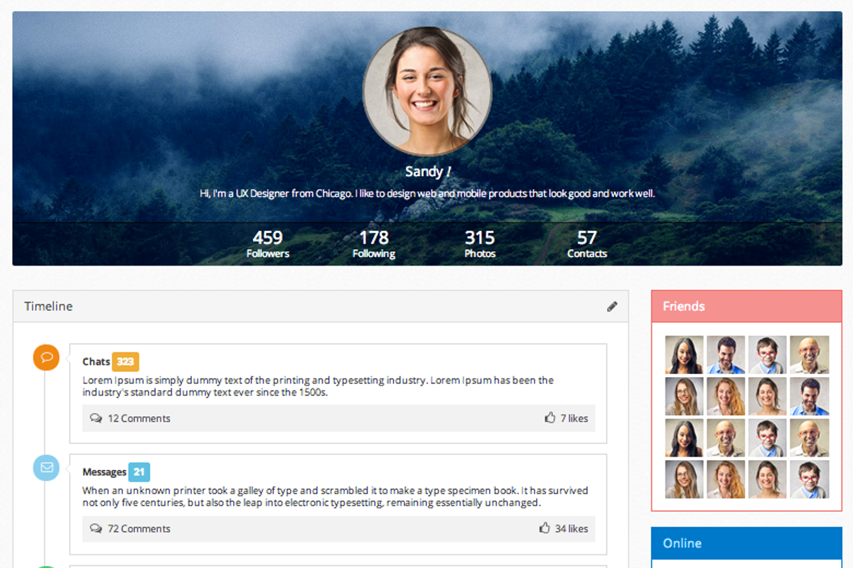 Bluewaves, a Bootstrap Template by Creative Themes (Photo 3 of 4)
