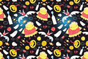 Funny colorful monsters, a Pattern Graphic by Tanor (Thumbnail 3 of 16)
