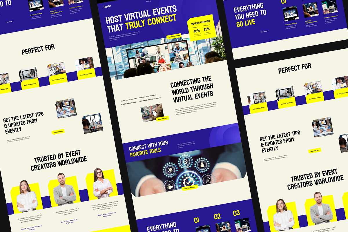Webinar & Virtual Event Landing Page preview 3