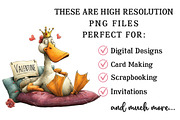Quirky Valentine Animals Clipart, an Illustration by OK Design (Thumbnail 5 of 6)