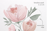 Watercolor Brushes, Procreate Brush, a Brush Add-On by ValeryDan (Thumbnail 3 of 3)