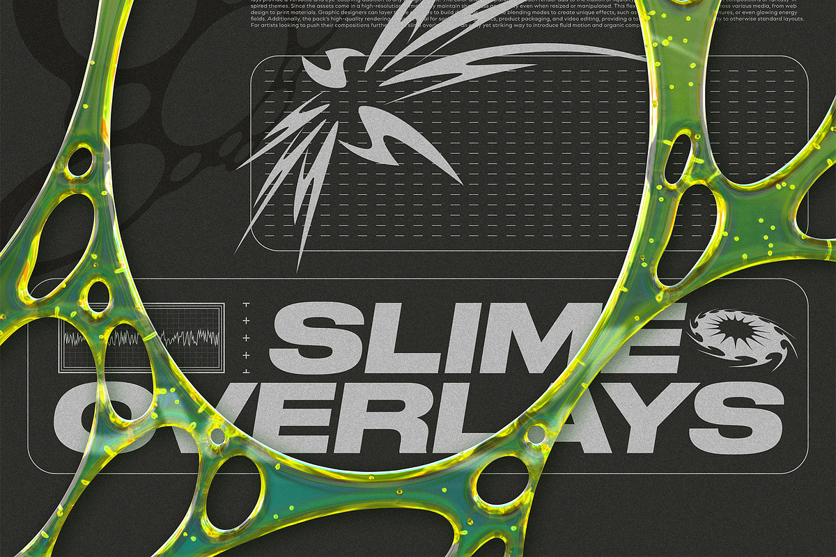 Slime Overlays - PNG's and Mockups, an Object Graphic by Dreadlabs (Photo 1 of 5)
