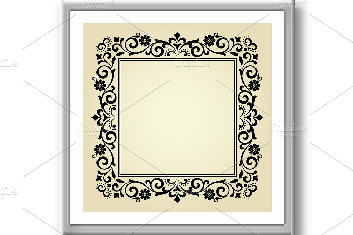 Decorative line art frames for, an Object Graphic by RODINA (Photo 3 of 3)