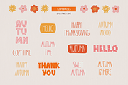 Autumn Time Kit, a Seasonal Illustration by miumiu (Thumbnail 6 of 16)