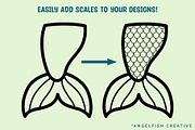 Scale Pattern Brushes for Procreate, a Brush Add-On by AngelfishCreative (Thumbnail 10 of 12)