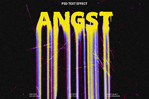 Abstract Paint Drips Text Effect, a Layer Style Add-On by Imamul001