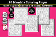 Printable Mandala Coloring Page, a Pattern Graphic by mirajeee (Thumbnail 4 of 4)