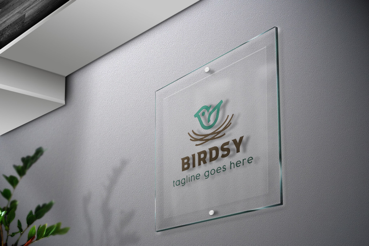 Bird Nest Nature Vector Logo, a Branding & Logo Template by GladicMonster (Photo 11 of 14)