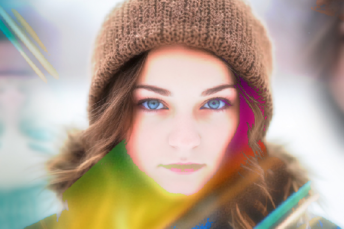 Rainbow Prism Poster Photo Effect, a Brushes & More by studiogstock (Photo 1 of 2)