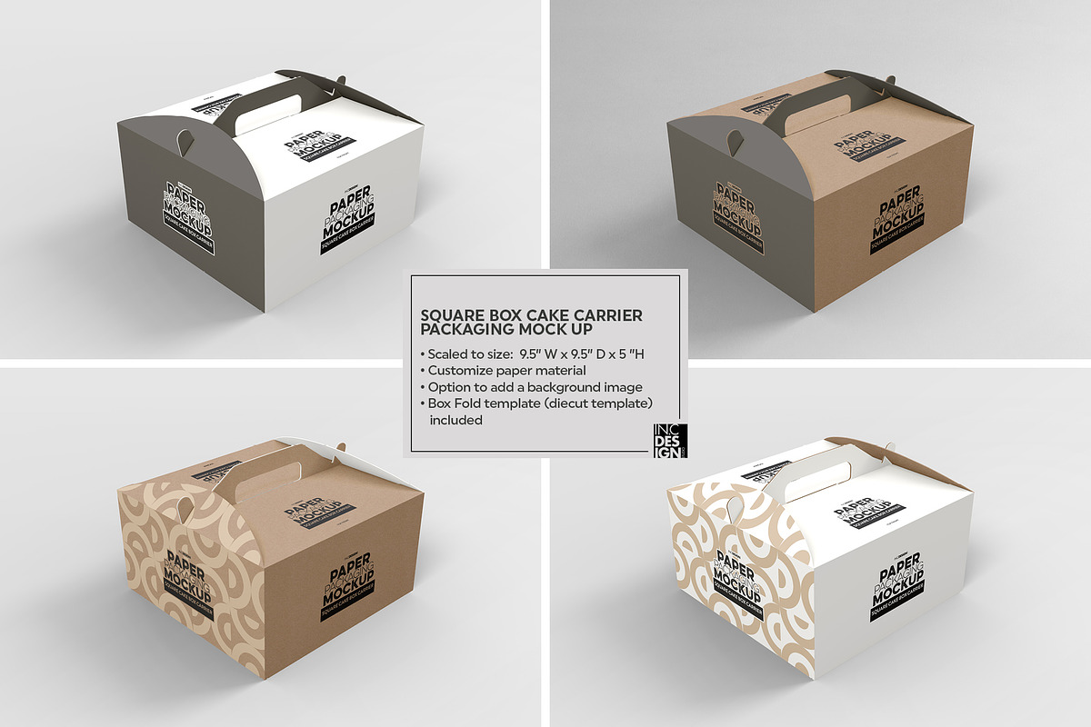 VOL.1 Paper Box Packaging Mockups, a Packaging Mockup by INCDesign (Photo 12 of 22)