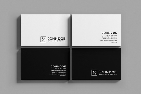 Minimalist Modern Business Card 2