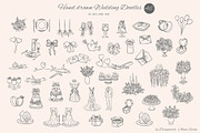 Whimsical Frames. Wedding Doodles., a Background Graphic by Designwork (Thumbnail 10 of 13)