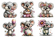 Whimsical Easter Koala Clipart, an Illustration by Daily.Designs (Thumbnail 5 of 8)